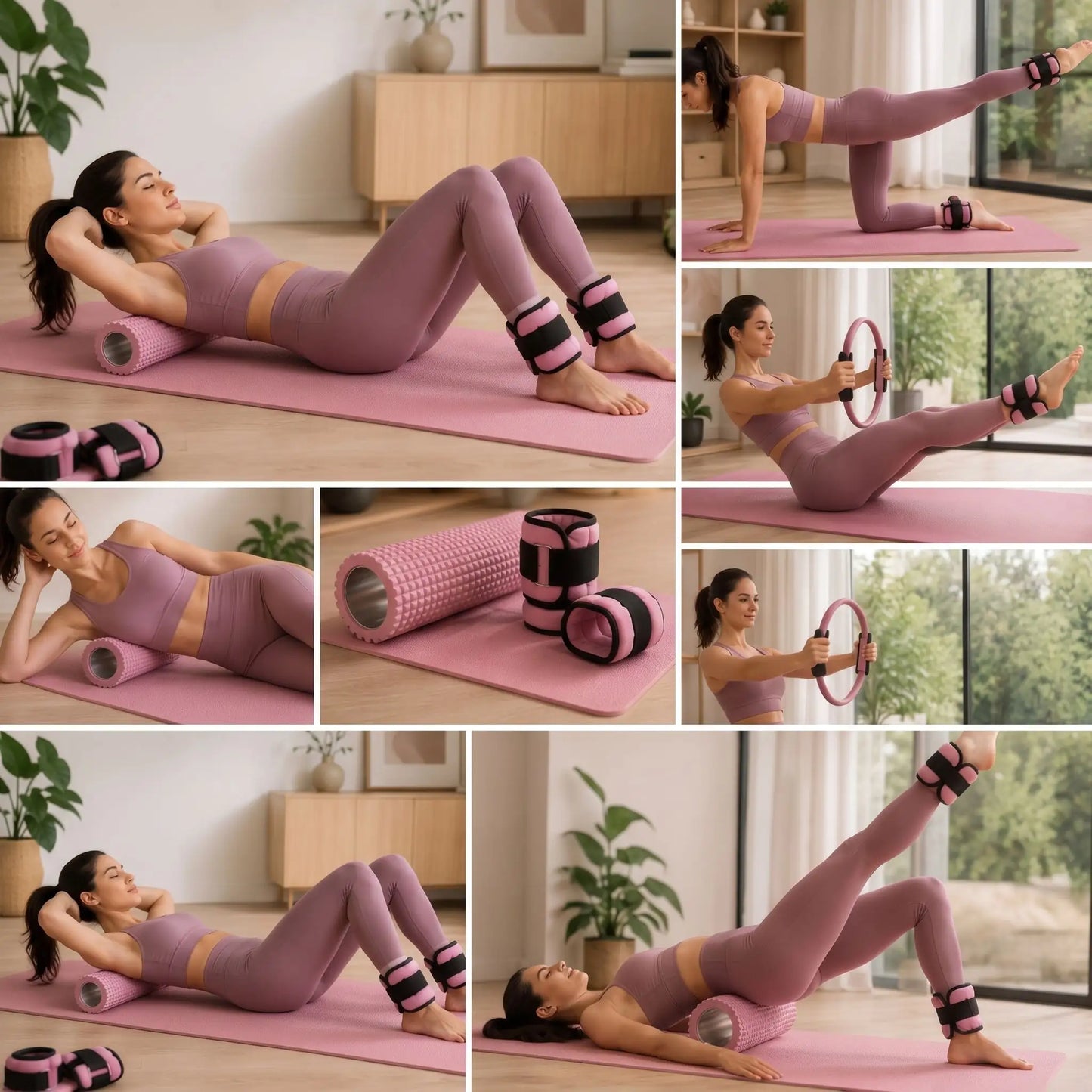 Kit Pilates Jambes Fuselées - Silhouette & Élegance