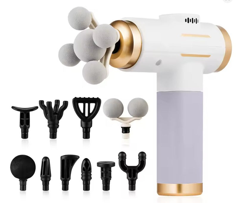 pistolet de massage 99 niveaux blanc