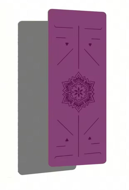 tapis du yoga violet tapis du sport