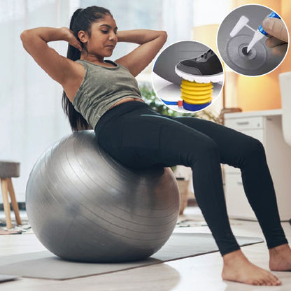 ballon pilates gris