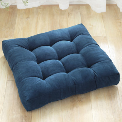 coussin yoga bleu