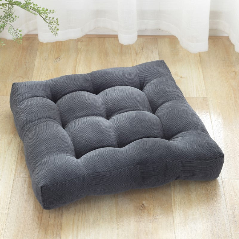 coussin yoga gris fonce