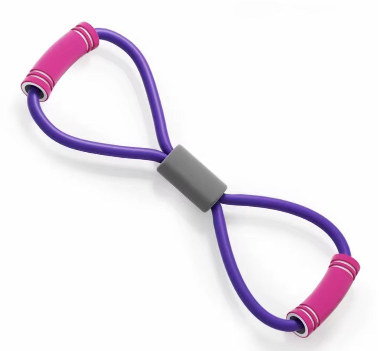 élastique musculation poignets violet