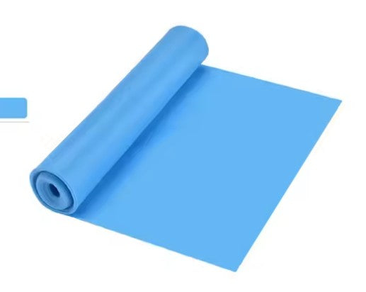 élastique musculation tissu bleu