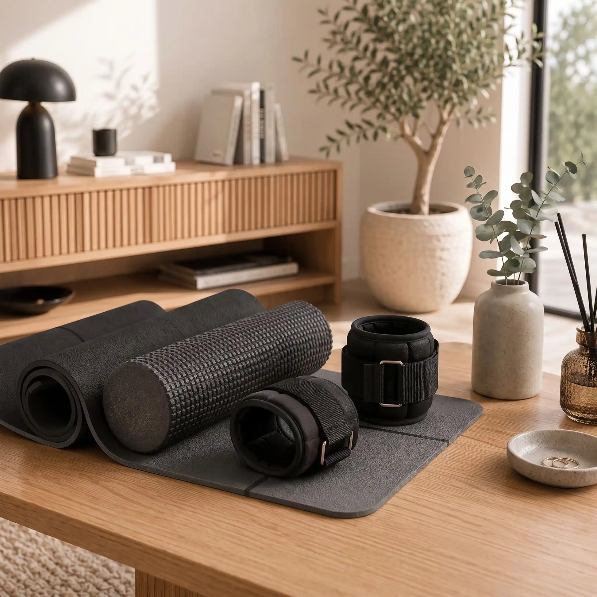 kit pilates jambes fuselees noir