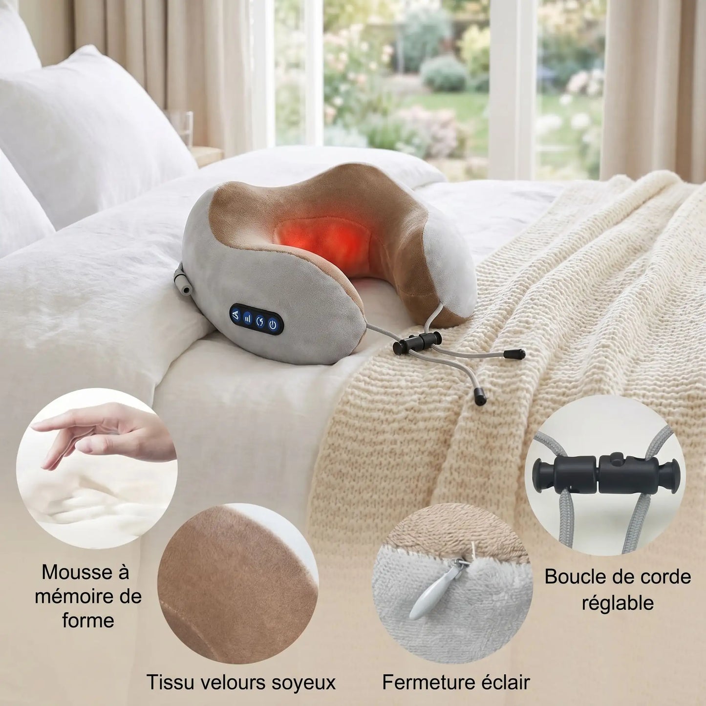 Masseur cervical| voyageur léger