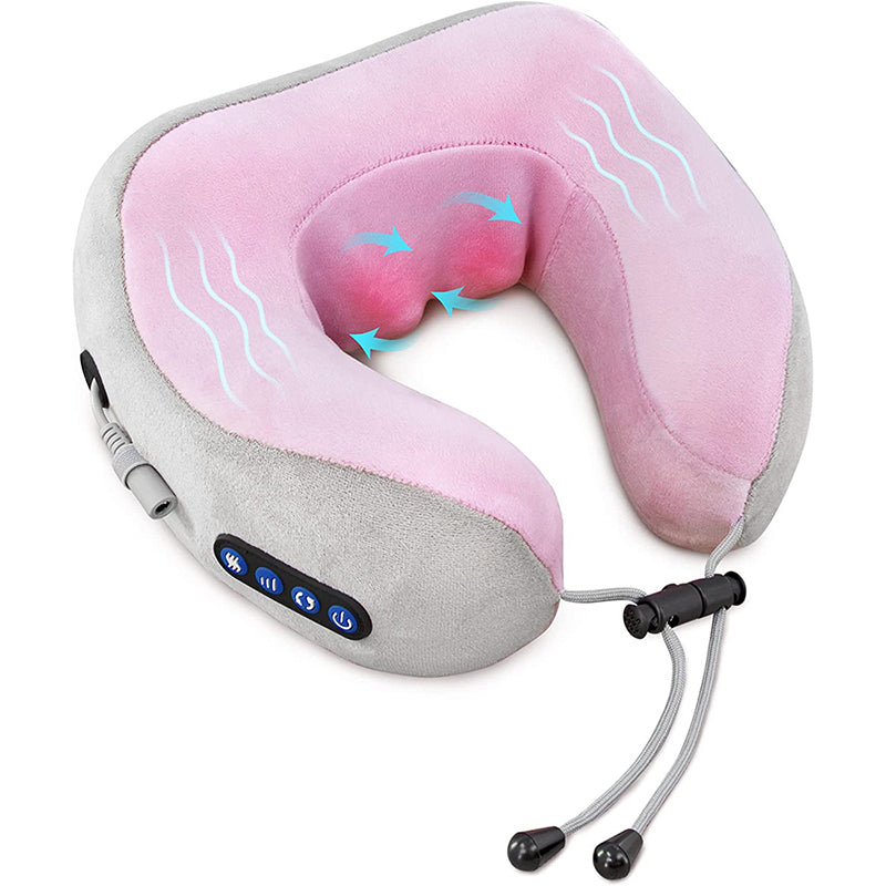 masseur cervical voyage rose