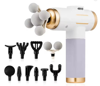 pistolet de massage 99 niveaux blanc