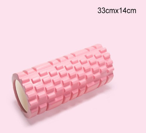rouleau massage pilates rose