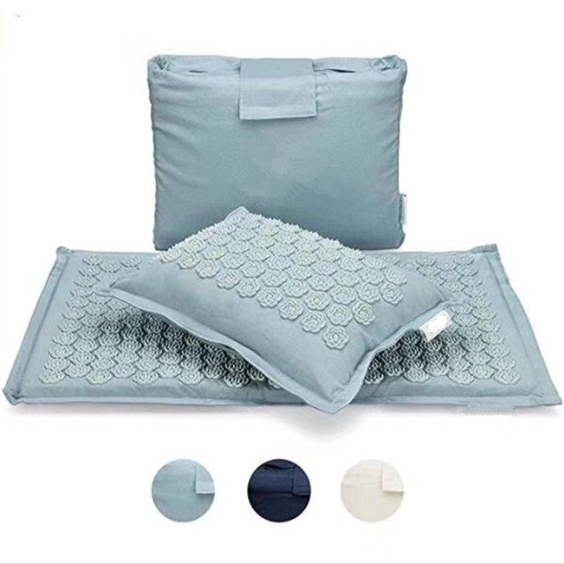 tapis d'acupression éco conçu vert cyan