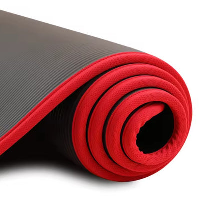 tapis du sport noir rouge