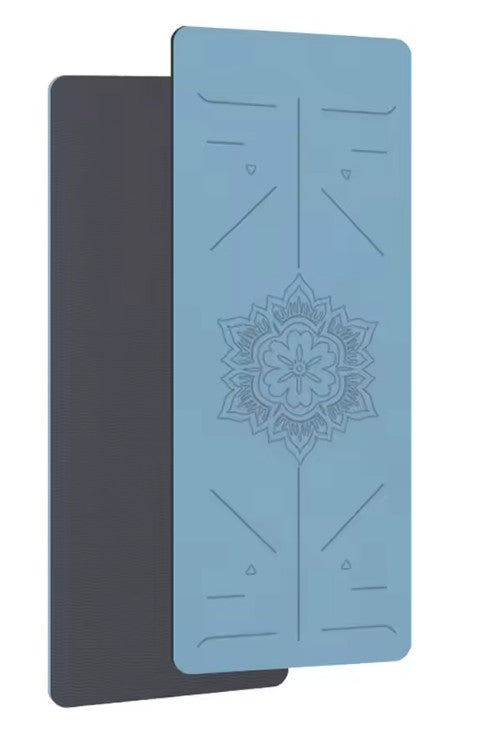 tapis du yoga bleu tapis du sport