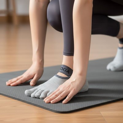 Yoga chaussettes antidérapantes | ZenBalance - Force Féminine Active